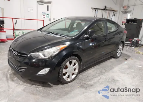 2011 Hyundai Elantra Limited (Ulsan Plant) z USA, uszkodzony, nr VIN KMHDH4AE2BU092859